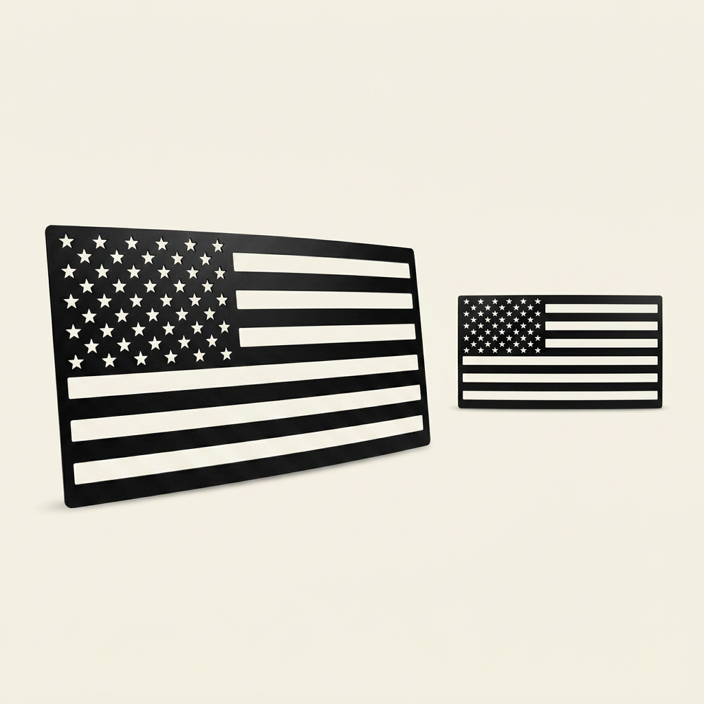American Flag Car Magnet: Patriotic USA Pride Decor