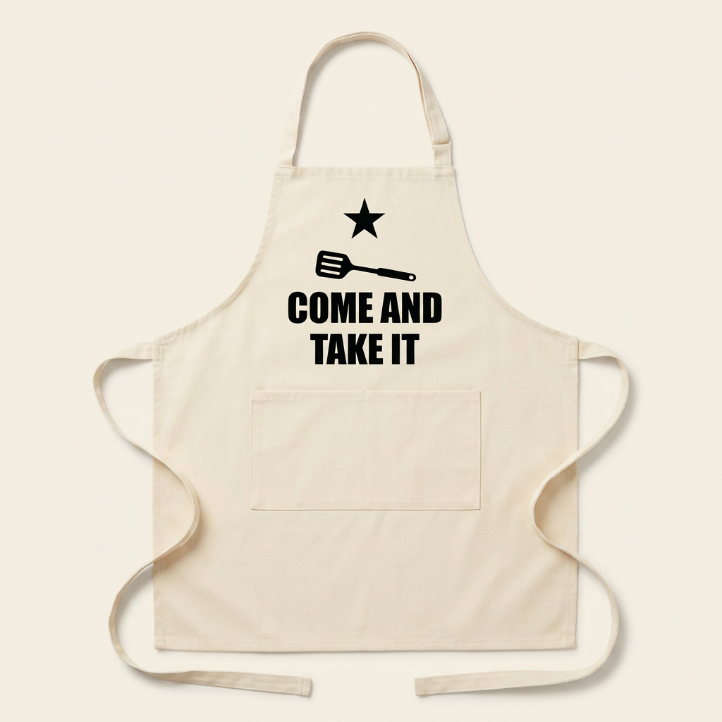 Come and Take It Funny BBQ Apron - Spatula Edition