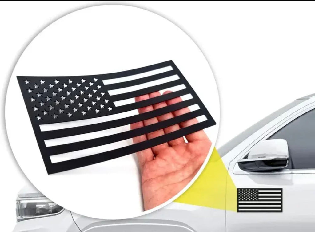 American Flag Car Magnet