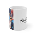Patriotic Cartoon Mug - LiberTea Fight for Freedom 11oz Coffee Cup