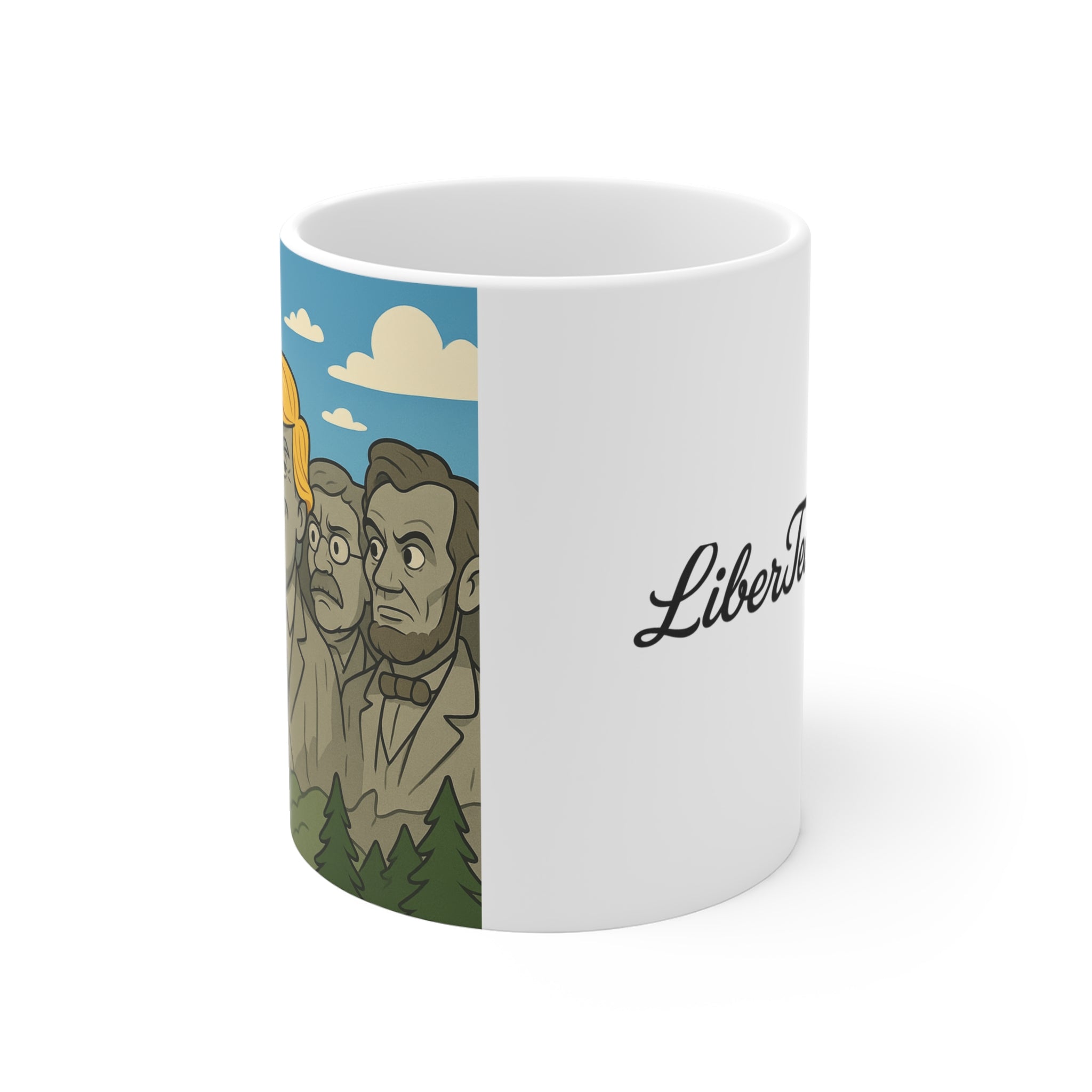 Copy of Political Humor Mug - 11oz Coffee Cup with Iconic Tump Mount Rushmore Design