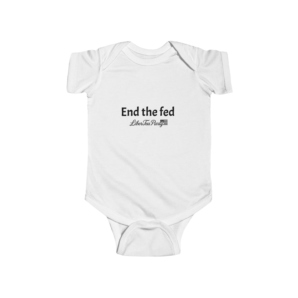 Political Baby Bodysuit – "End the Fed" Infant Onesie