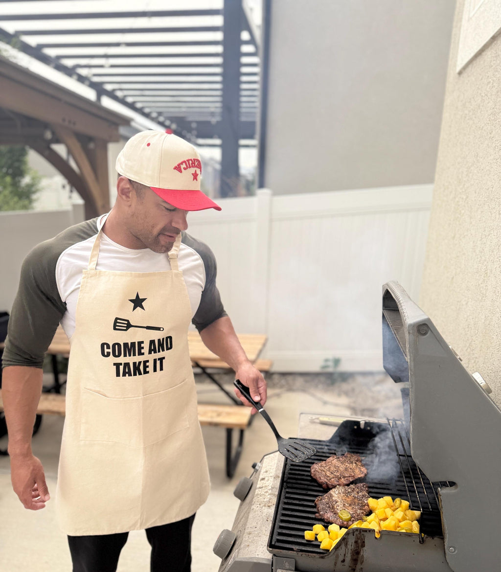 Come and Take It Funny BBQ Apron