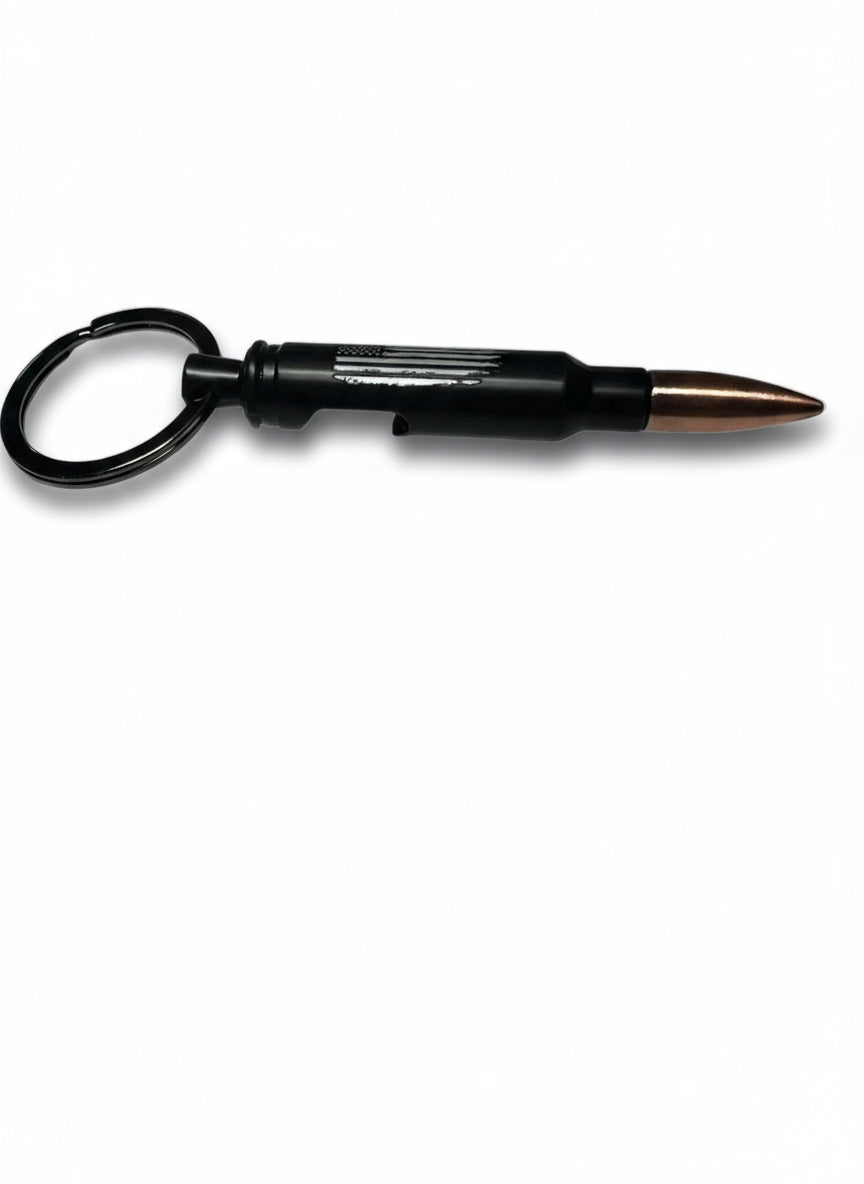American Flag Bullet Bottle and Lid Opener