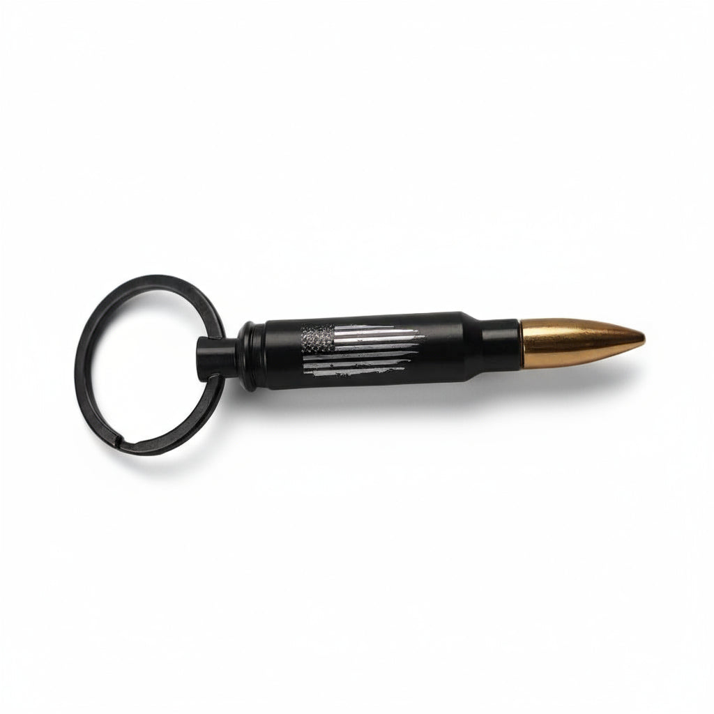 American Flag Bullet Bottle and Lid Opener