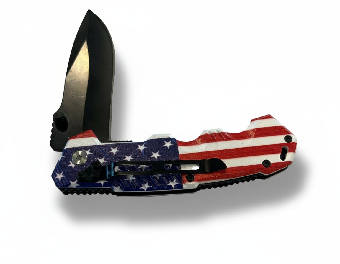 American Flag Pocket Knife