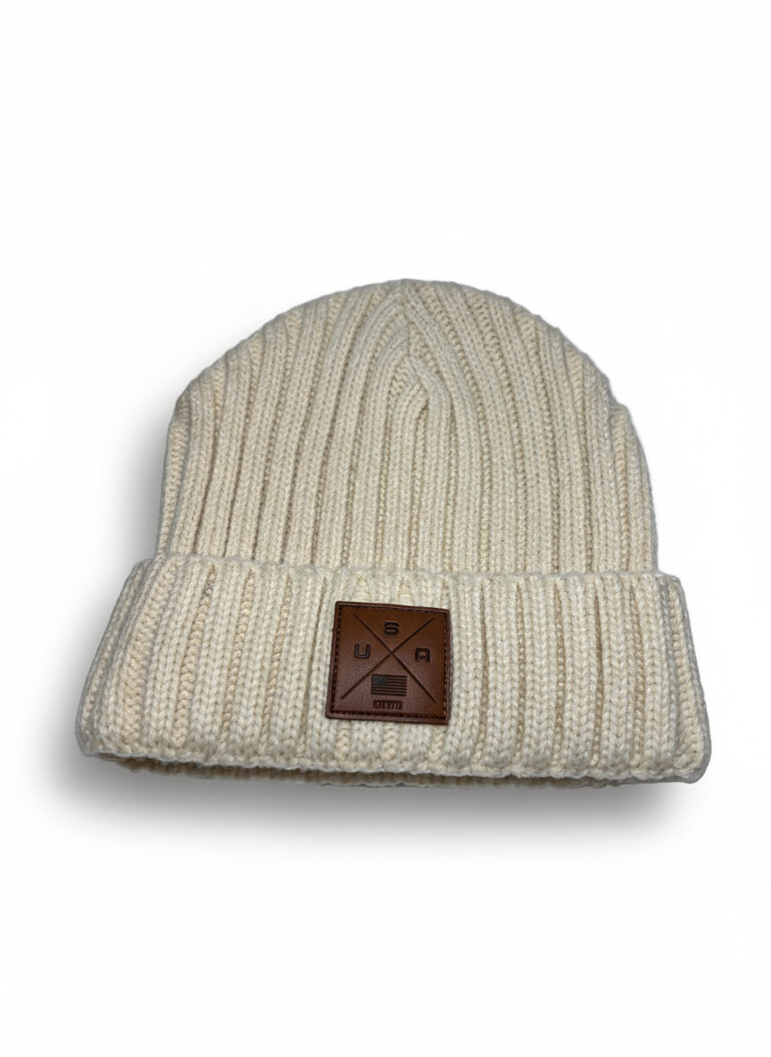 Cream USA Beanie