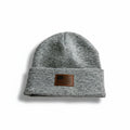 Grey American Flag Cuffed Beanie