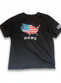 Black USA Flag T-Shirt